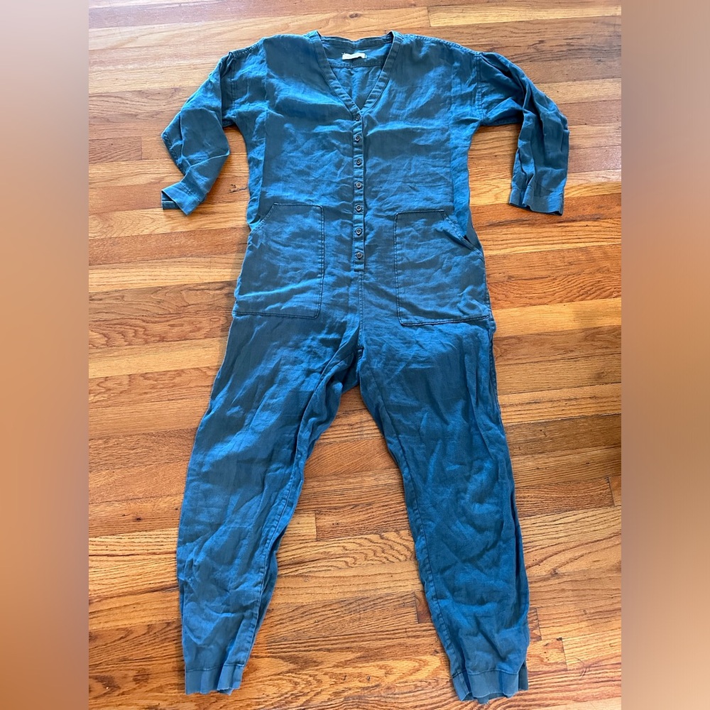 Outerknown jumpsuit - beautiful blueish color. Size small